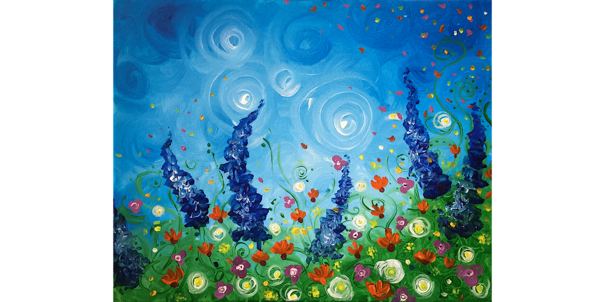 Beautiful Spring Wildflowers - Paint and Sip in Indianapolis | Classpop!\u2122