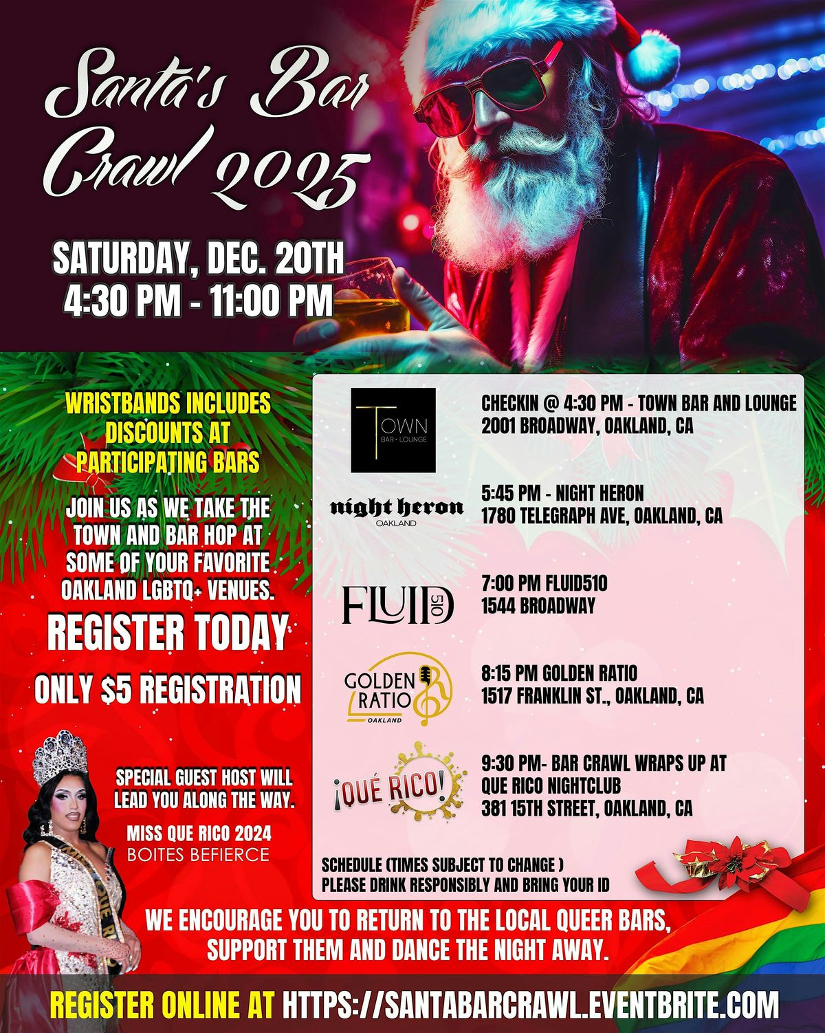 Santa's Bar Crawl 2025