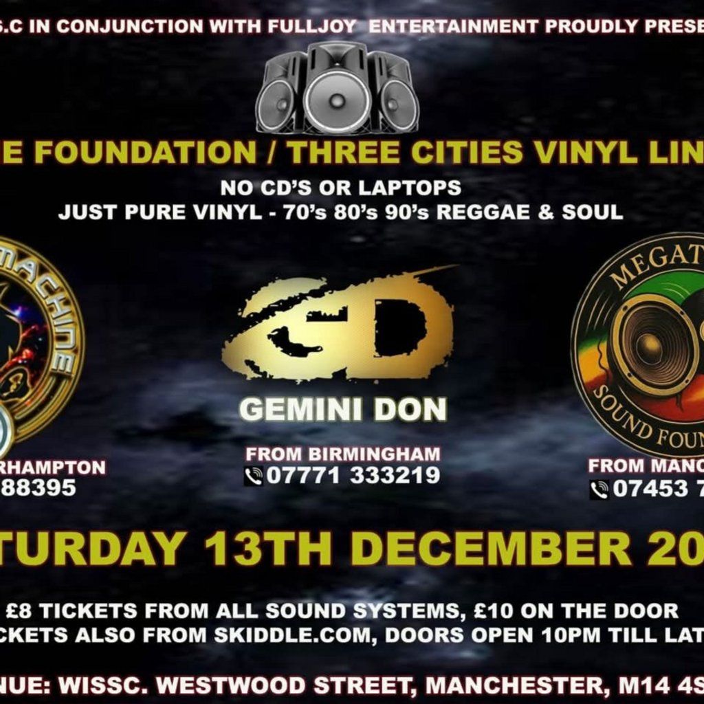 To the Foundation, 3 Cities Vinyl Link Up