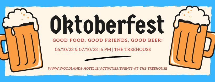 Oktoberfest At The Treehouse Saturday Oct 7th Fitzgeralds Woodlands