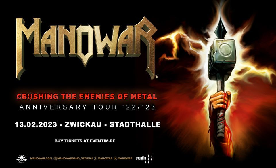 MANOWAR - Anniversary Tour 2022\/2023 (NEW DATE)