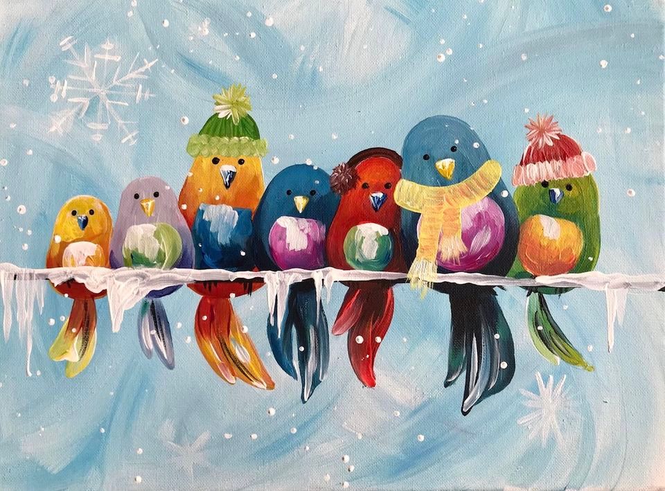 Join Brush Party to paint Chilly Chirpers in Milton Keynes