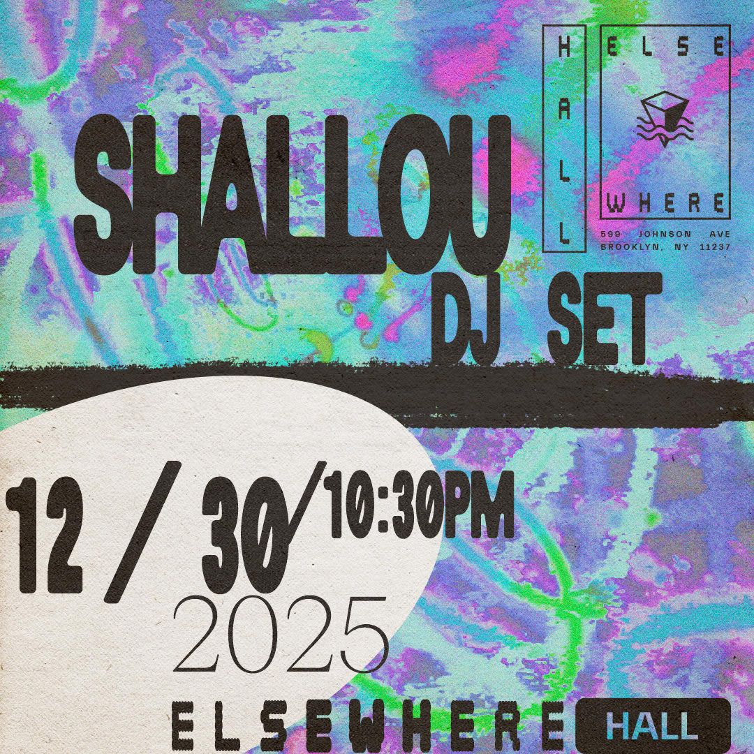 Shallou DJ Set at Elsewhere - Full Venue