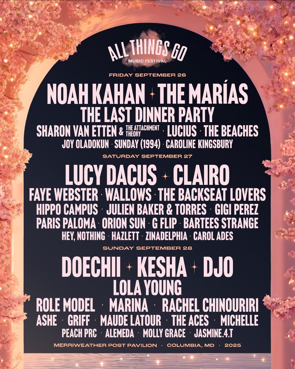 2025 All Things Go Festival DC - 3 Day Pass at Merriweather Post Pavilion