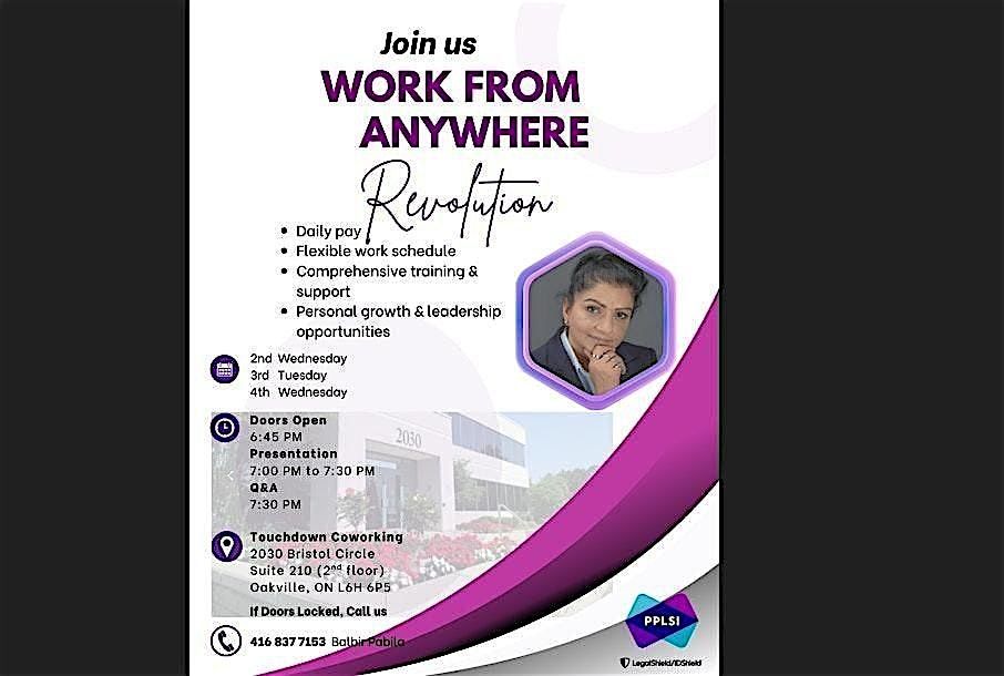Work From Anywhere Revolution Mississauga\/Oakville
