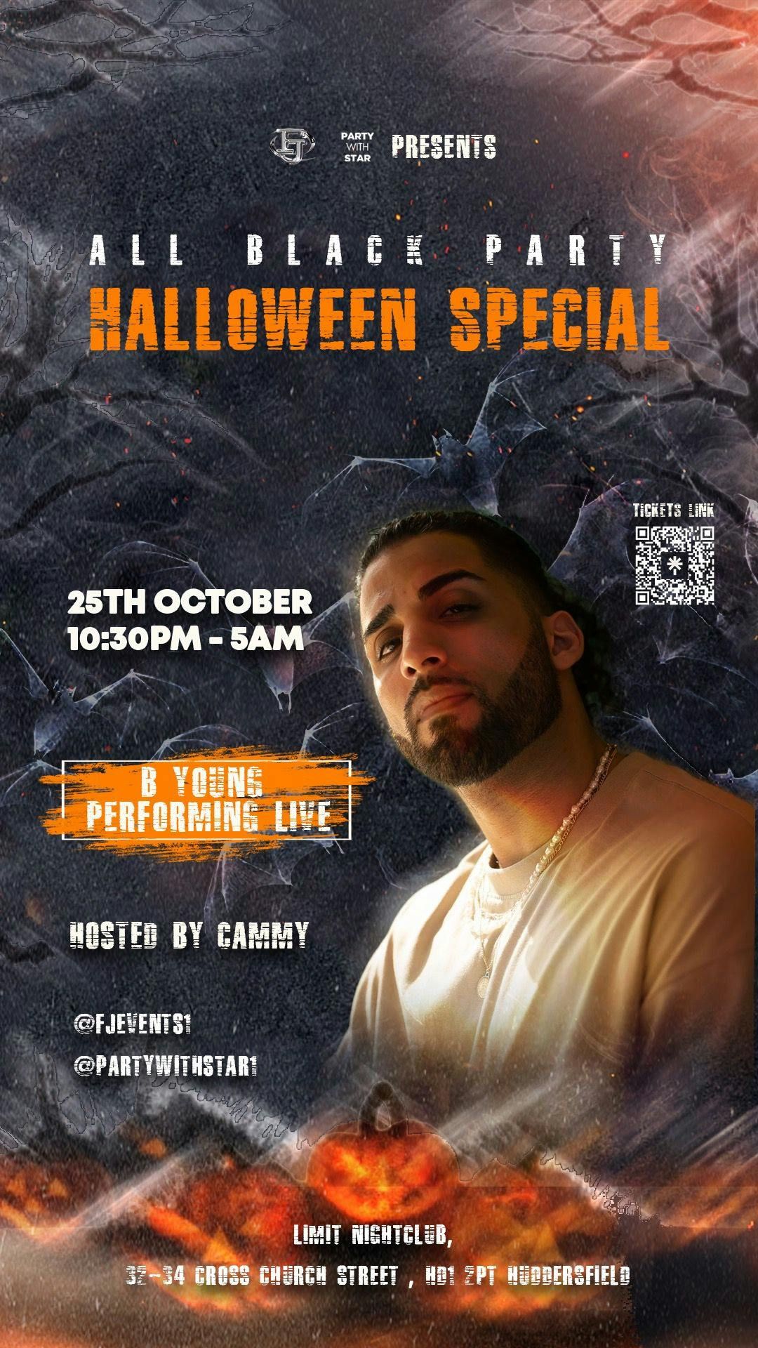 HUDDERSFIELD: B Young Performing Live At Our Halloween special
