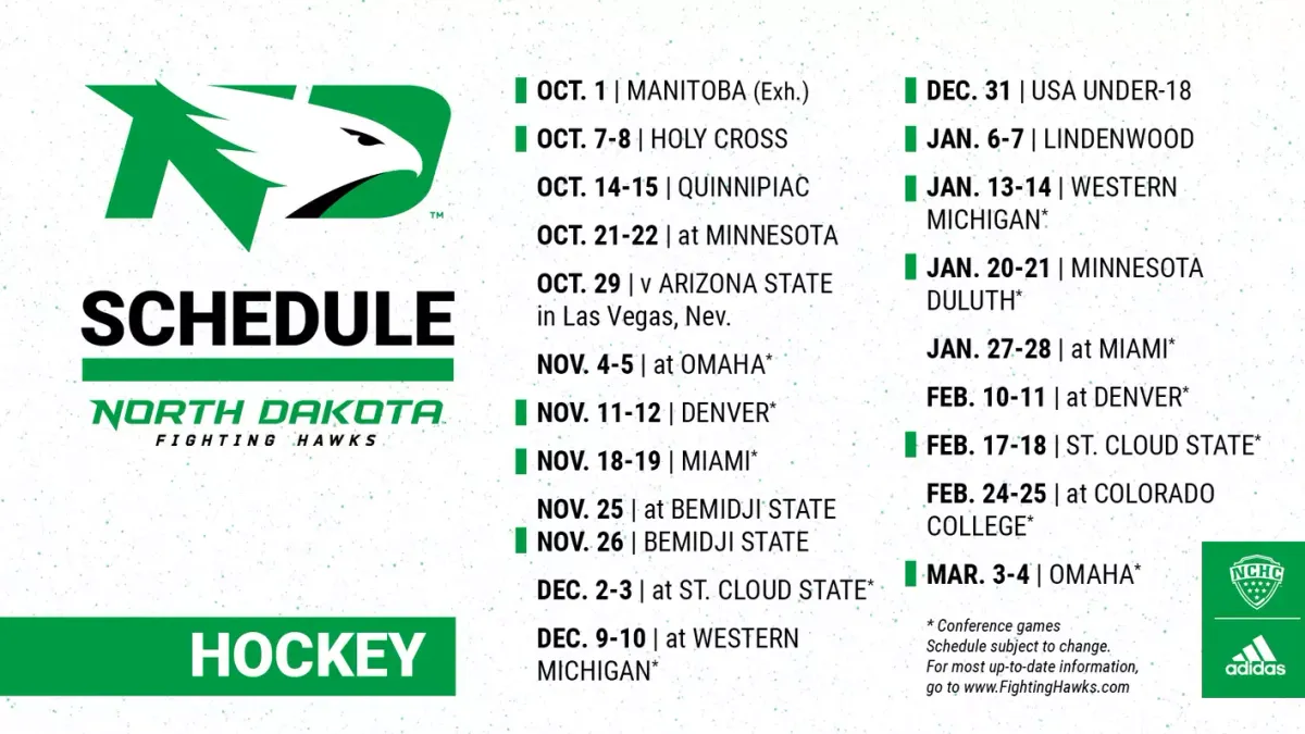 US National Under 18 Hockey Team at North Dakota Fighting Hawks Mens Hockey (Exhibition)