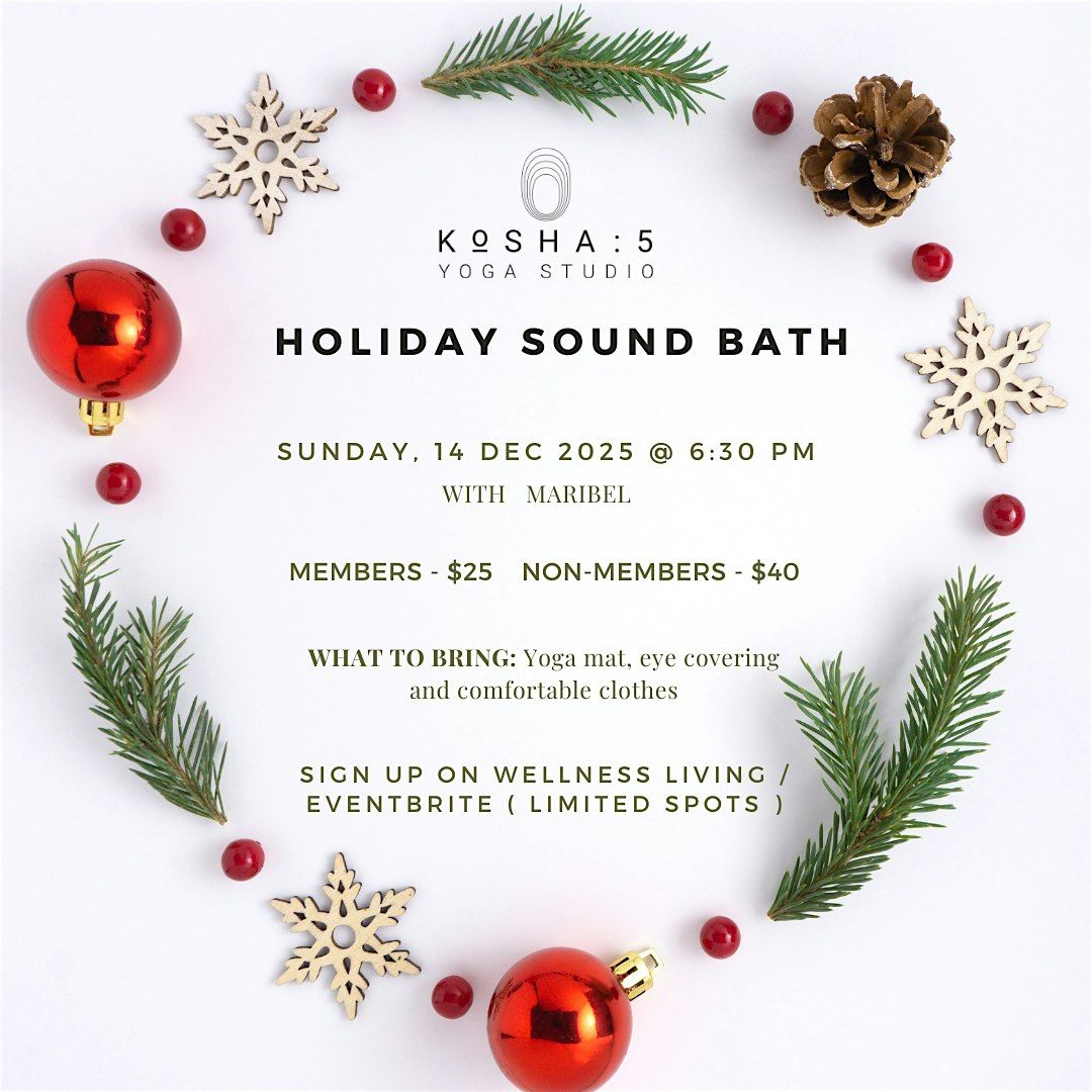 Holiday SoundBath