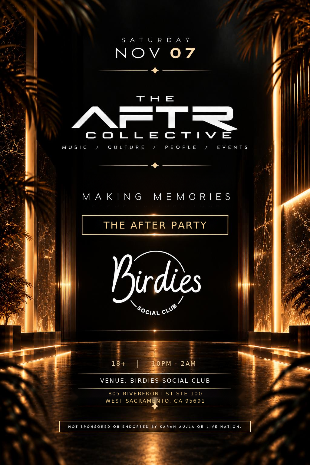 THE AFTR COLLECTIVE PRESENTS - MAKING MEMORIES THE AFTER PARTY at ...