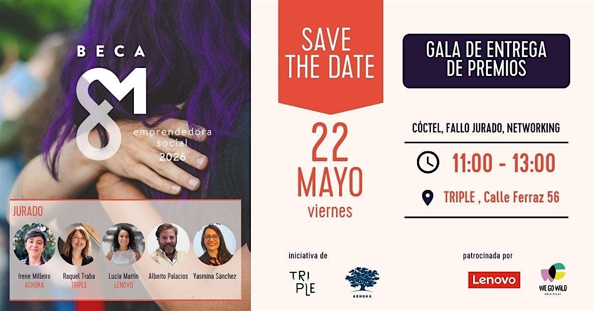 GALA PREMIO BECA 8M 2026