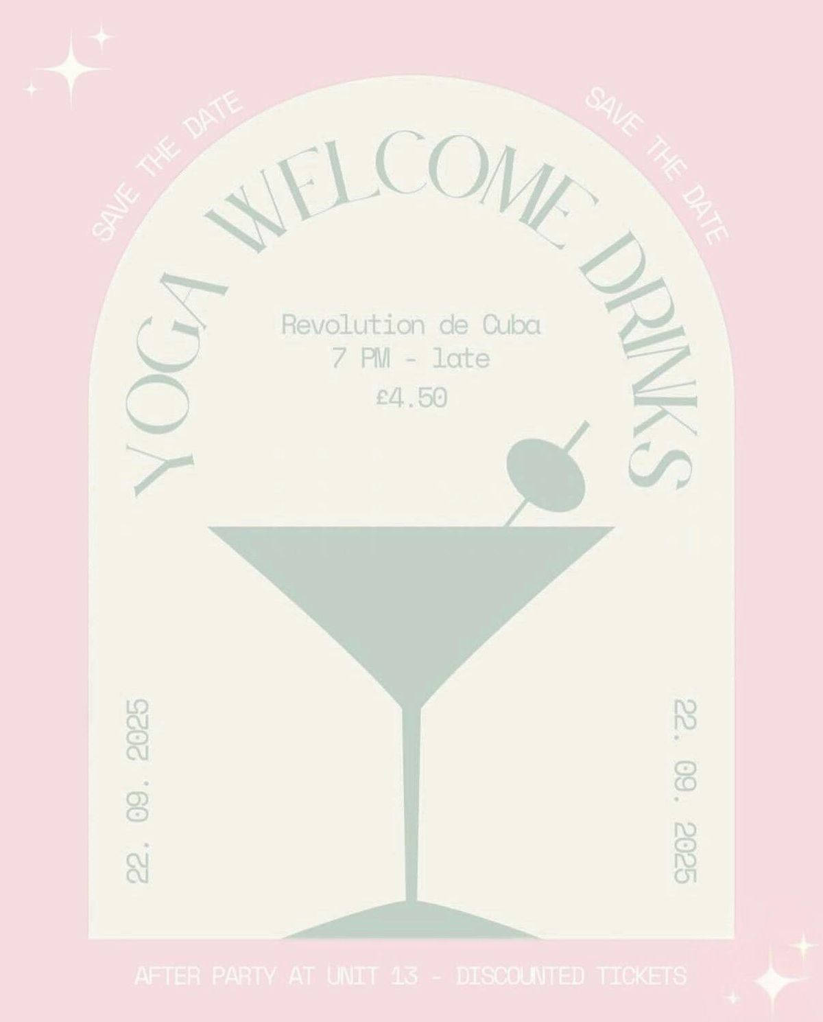 NTU Yoga Welcome Drinks