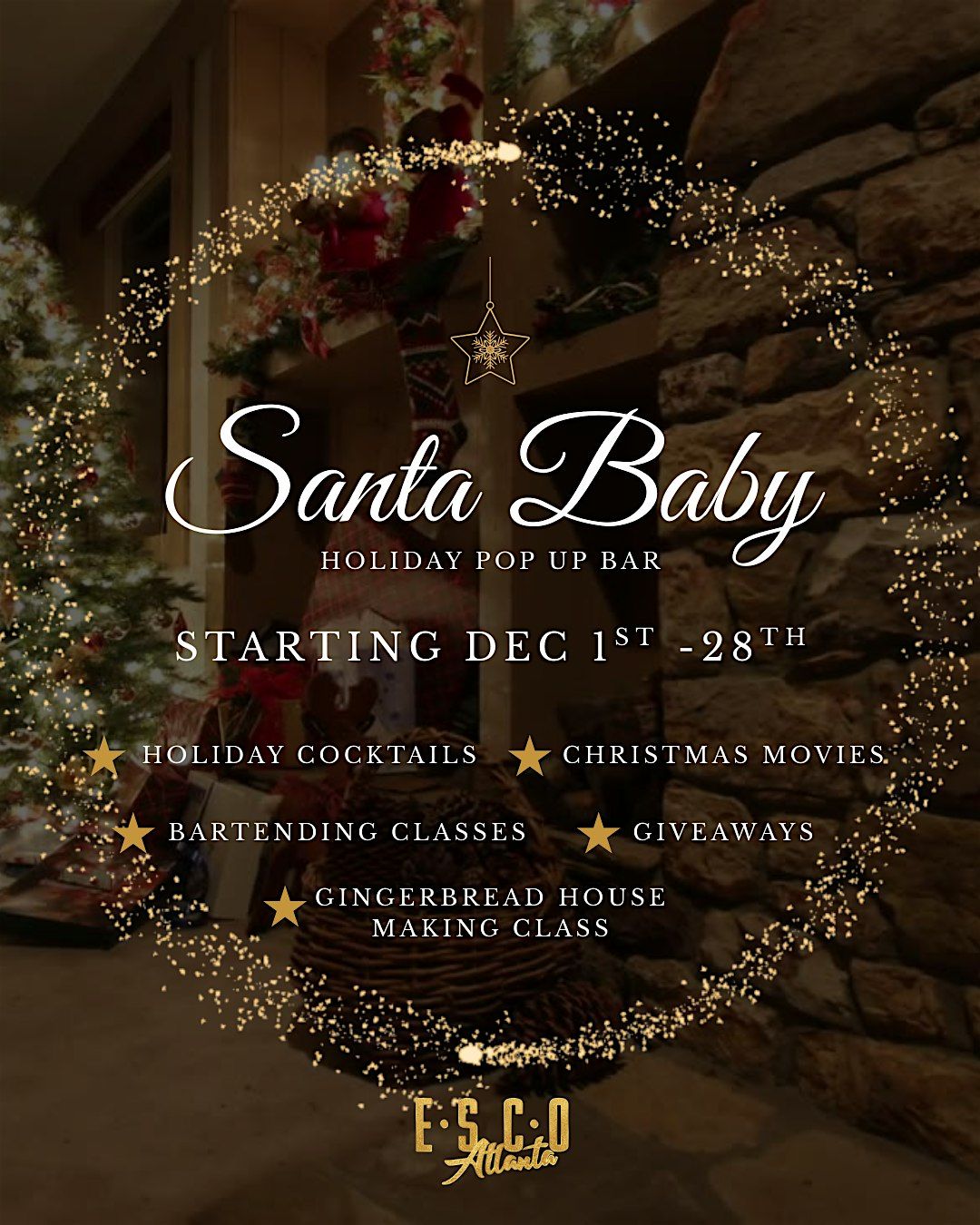 Santa Baby: Holiday Pop-Up Bar at ESCO Atlanta