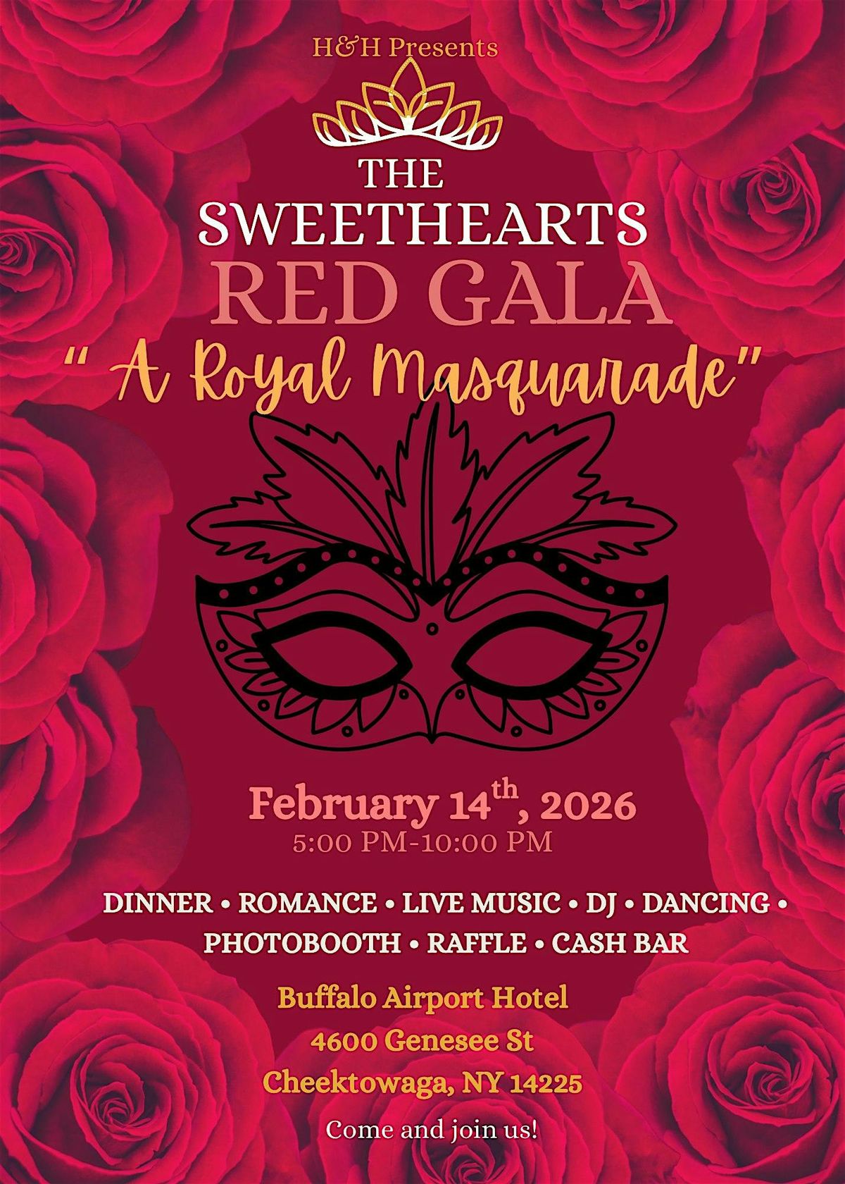 The Sweethearts Red Gala \u201cA Royal Masquerade \u201c