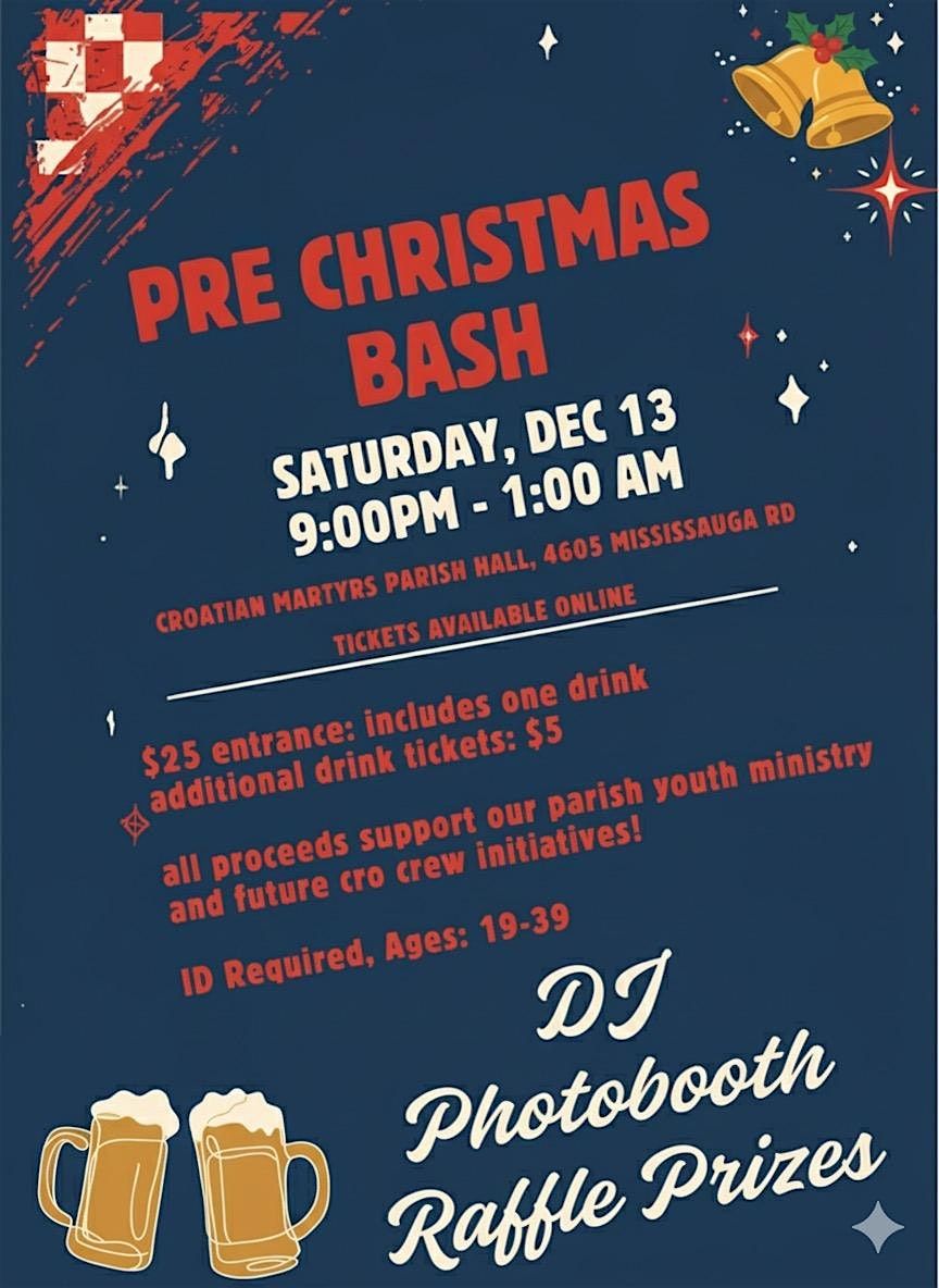 Pre Christmas Bash