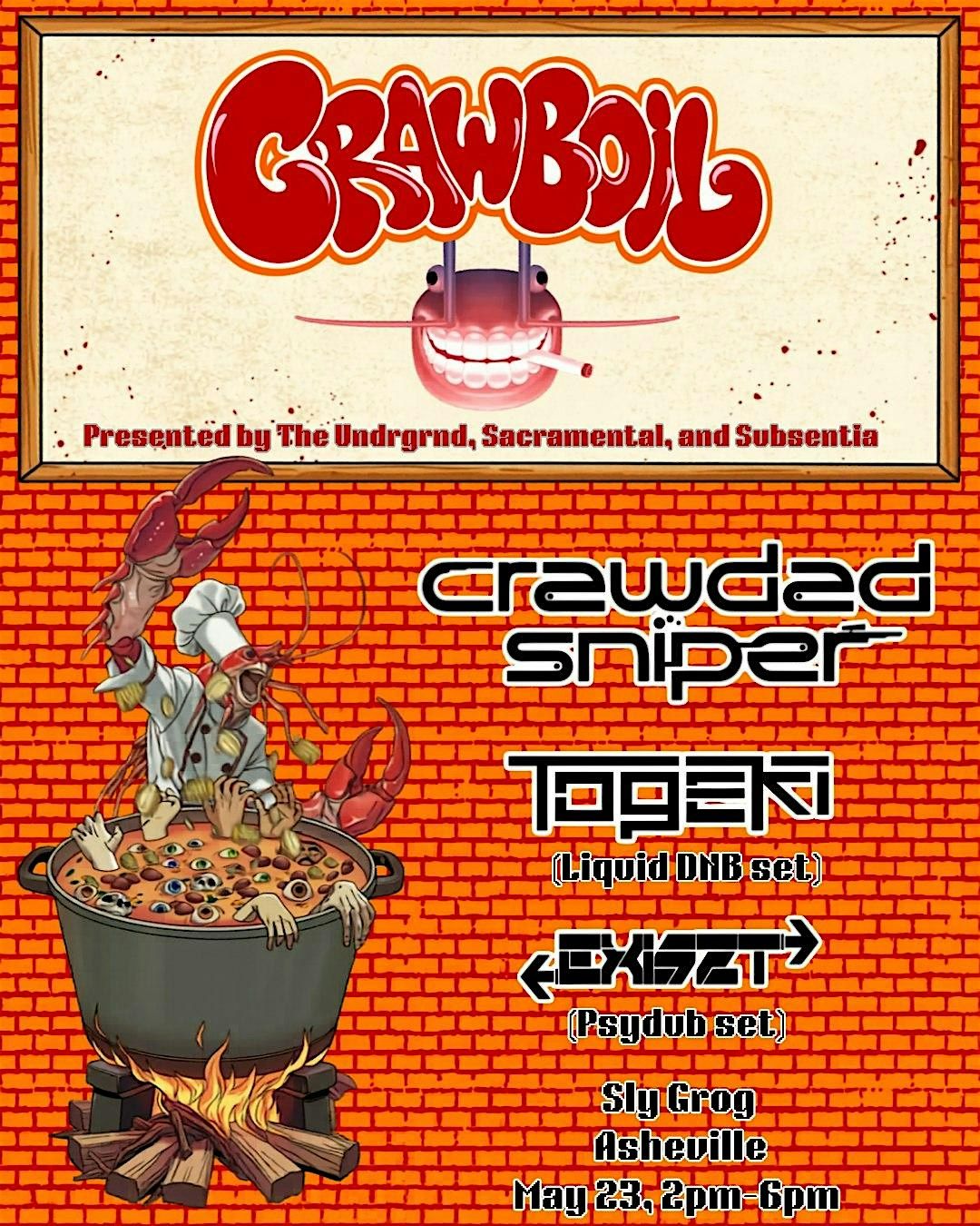 CRAWBOIL @ SLY GROG