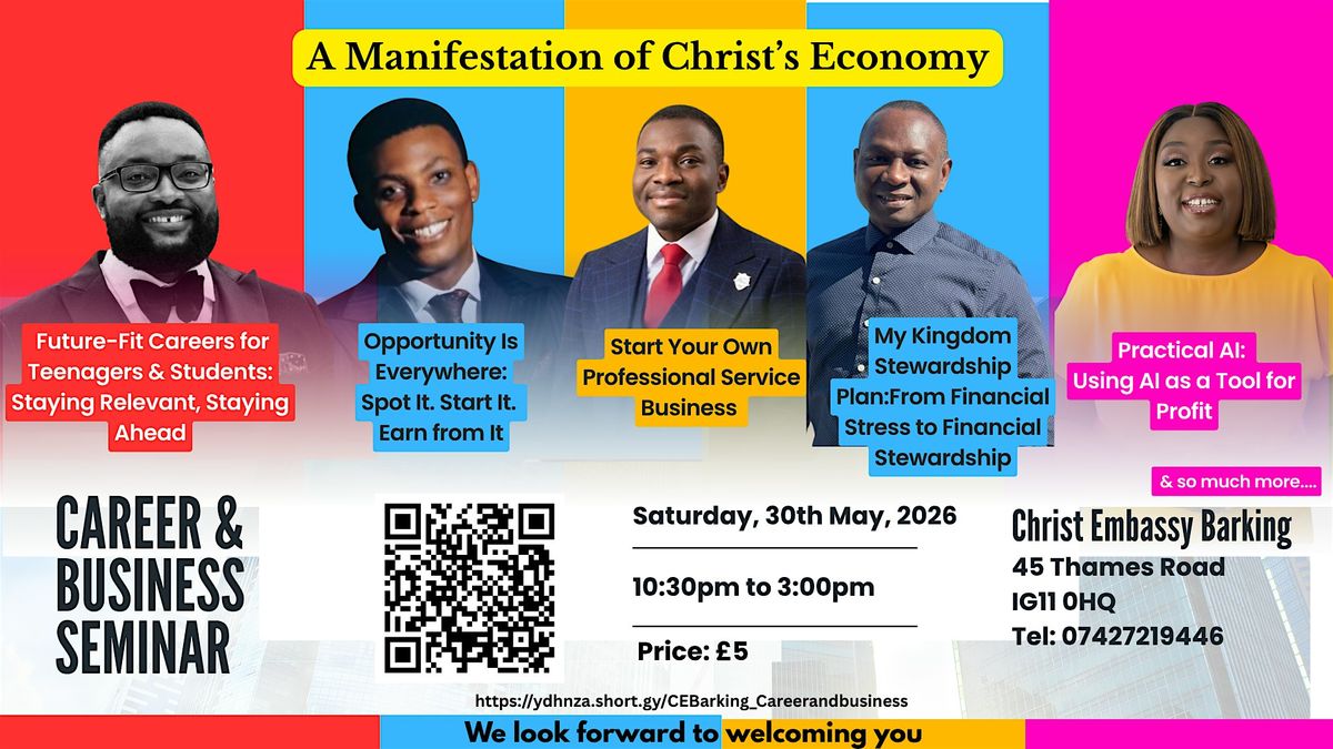 Career & Business Seminar - A Manifestation of Christ's Economy