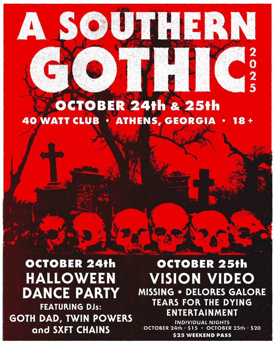 Halloween Dance Party: Goth Dad Twin Powers & SXFT Chains