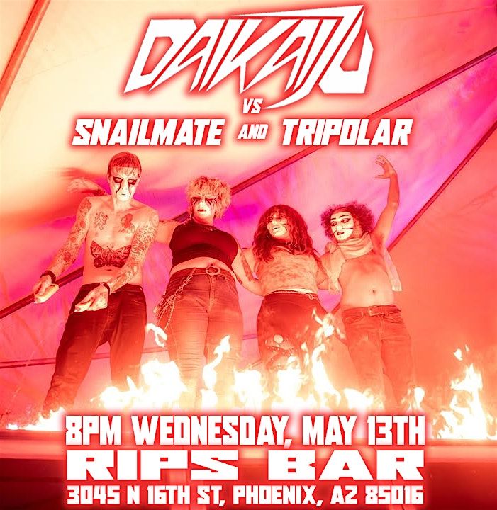 DAIKAIJU VS. SNAILMATE AND TRIPOLAR AT RIPS BAR!!!