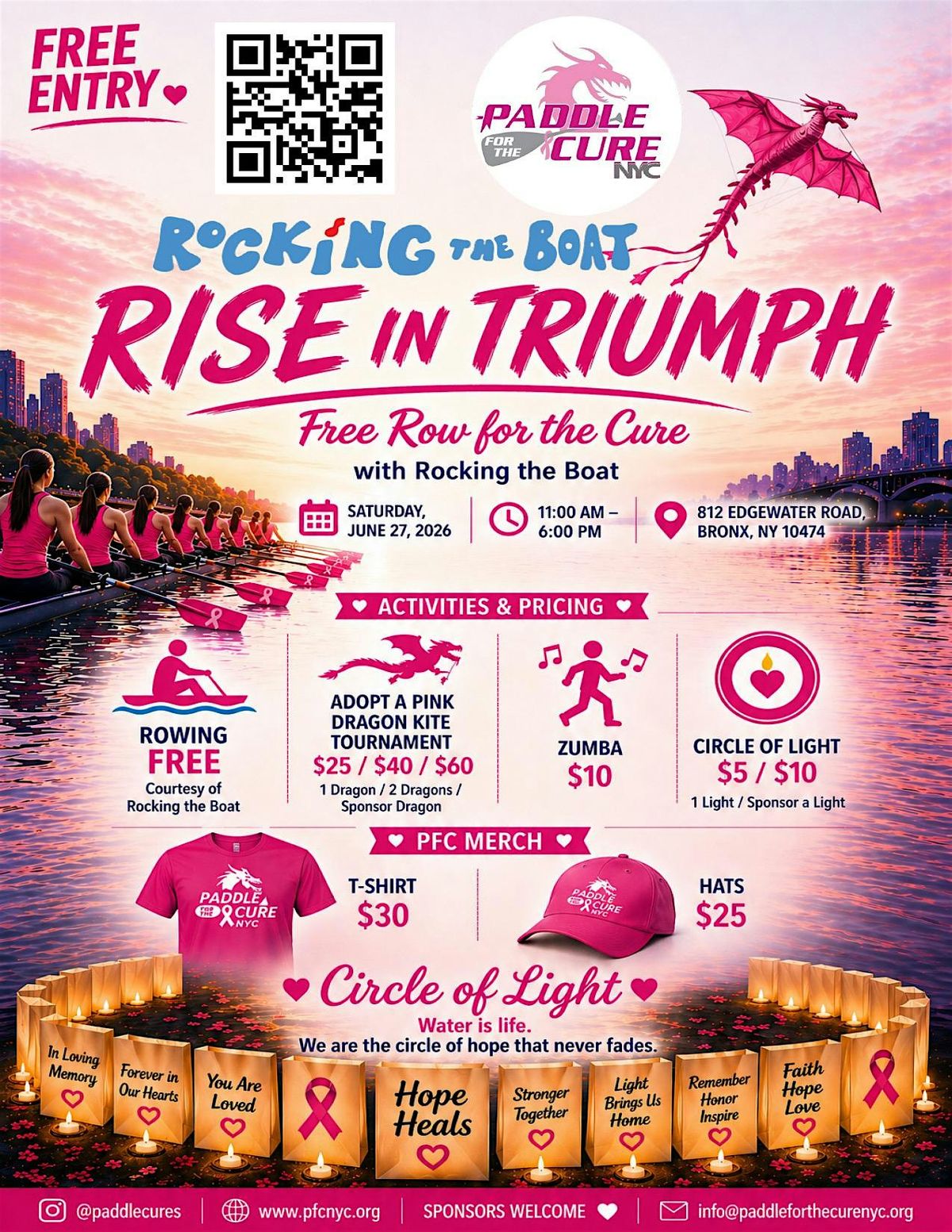 Rise in Triumph: Free Row for the Cure
