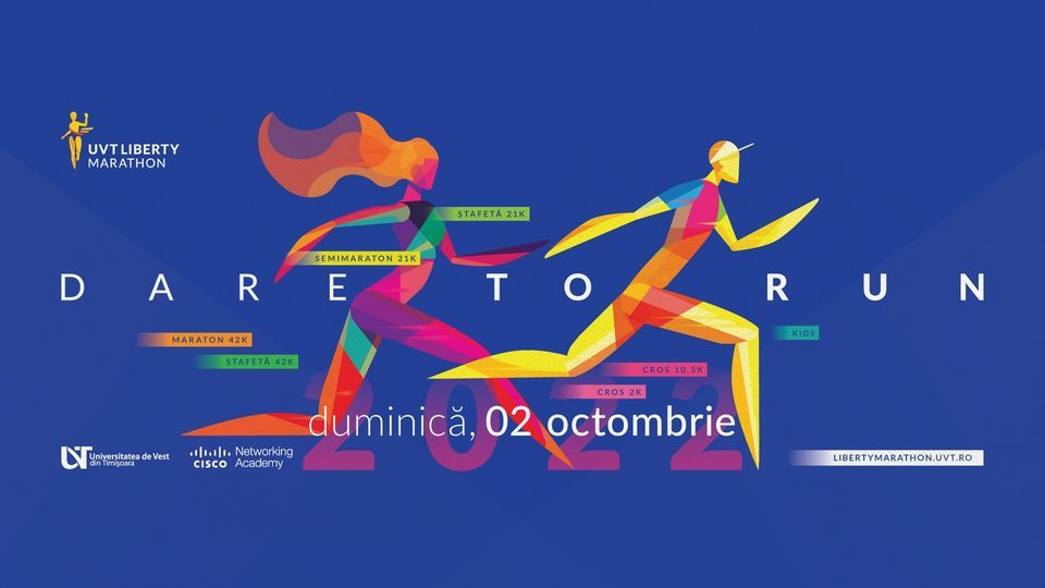 UVT Liberty Marathon 2022 Universitatea de Vest din Timișoara