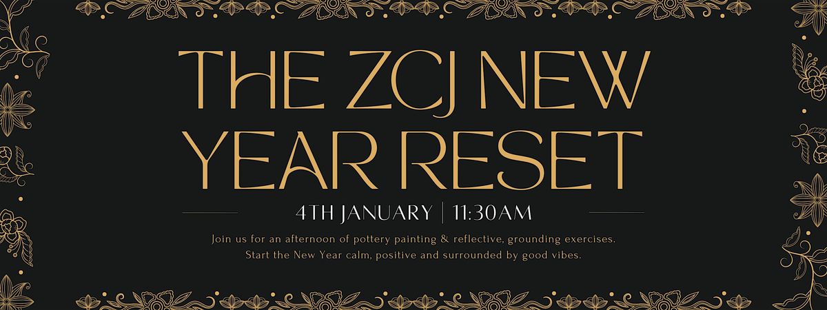 The ZCJ New Year Reset - Pottery painting & New Year reflection