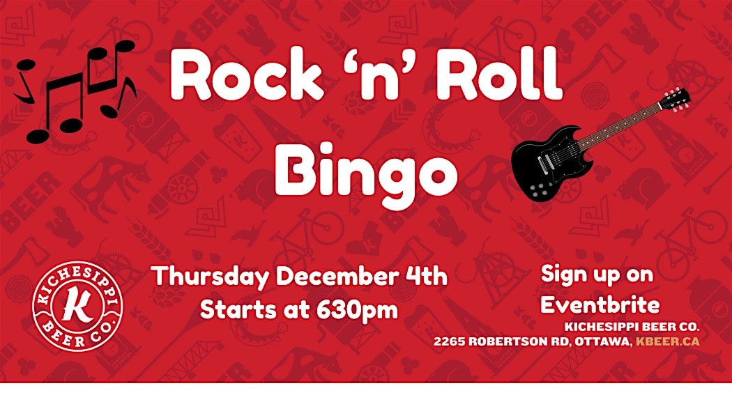 Rock N Roll Bingo