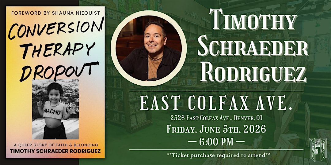 Timothy Schraeder Rodriguez with Josiah Hesse Live at Tattered Cover