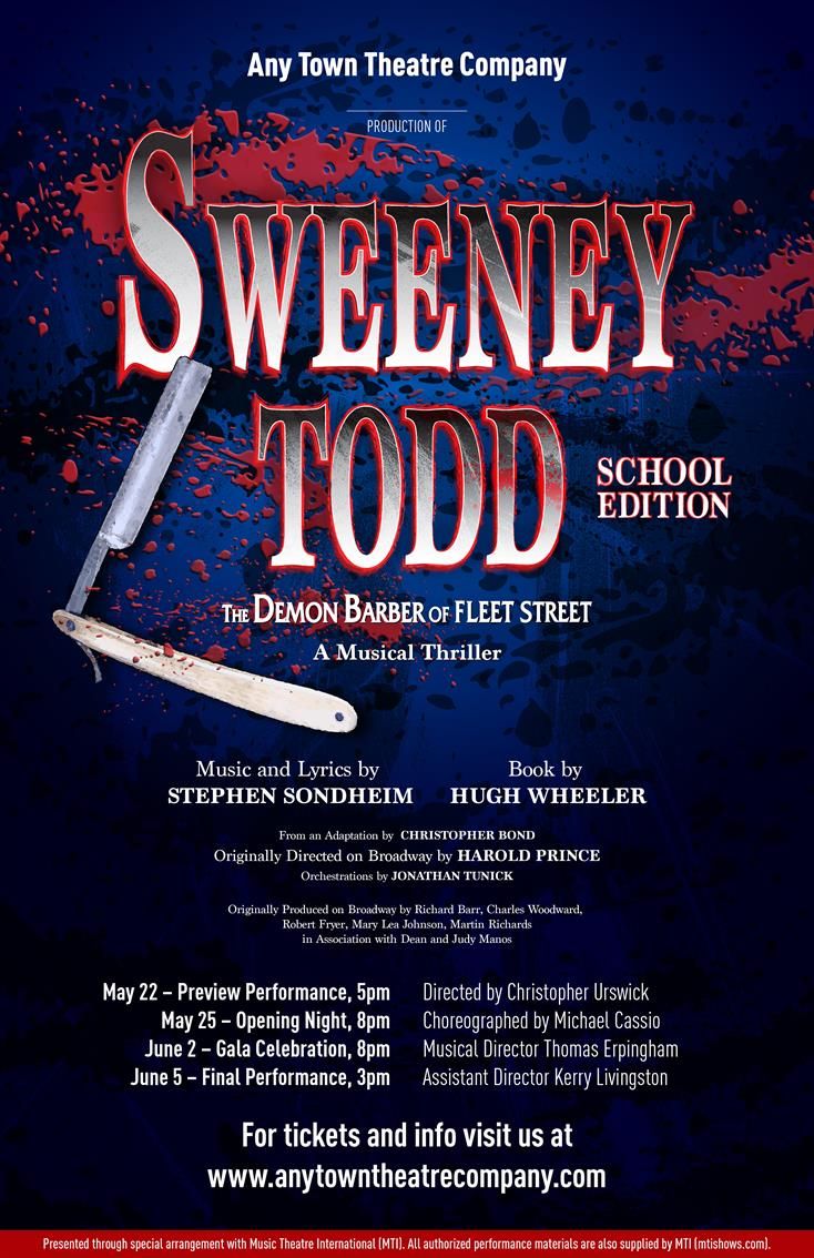 Sweeney Todd School Edition at Palace Theatre Manchester