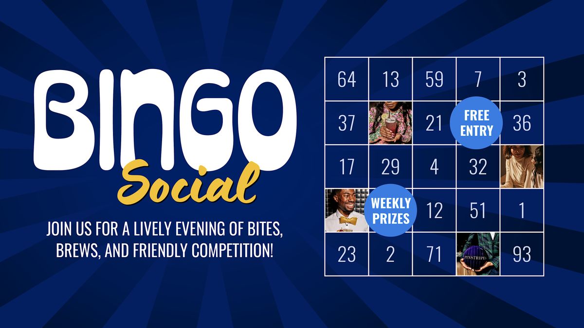 Bingo Social - Pinstripes, San Mateo, CA