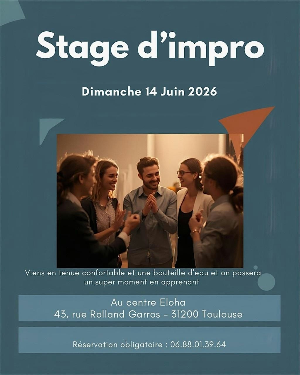 Cours de Th\u00e9\u00e2tre d' Improvisation et Sens de la r\u00e9partie