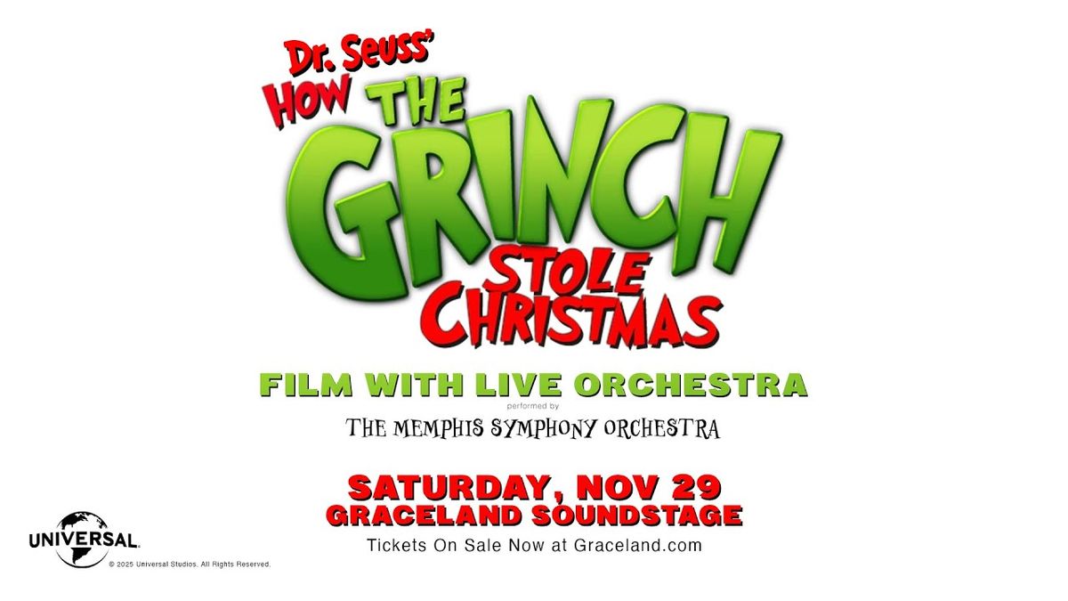 How the Grinch Stole Christmas - Film With Live Orchestra