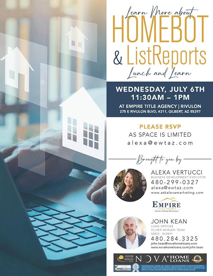 All you need to know about HomeBot and ListReports Empire Title