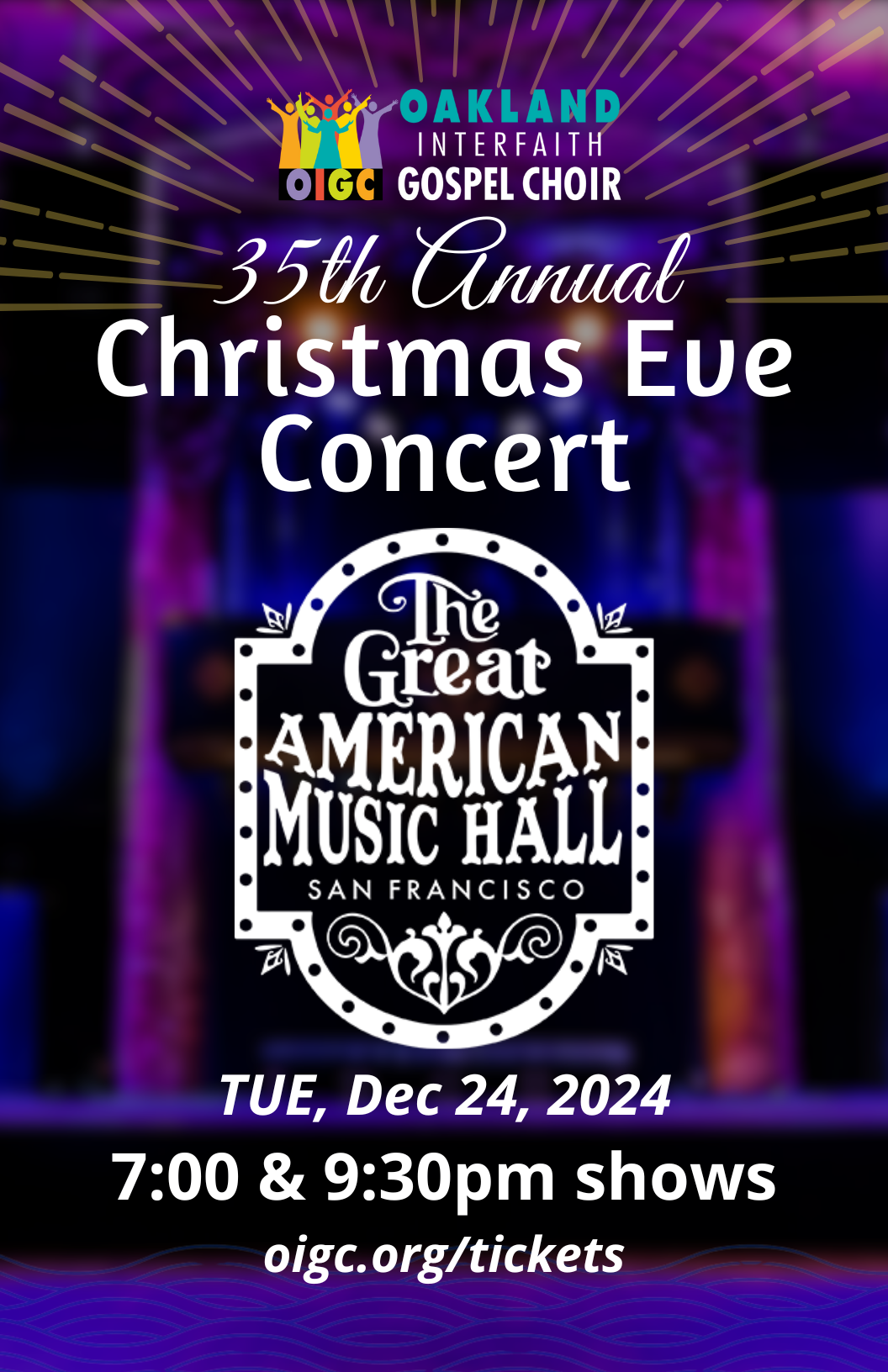 Oakland Interfaith Gospel Choir - Early Show at Great American Music Hall