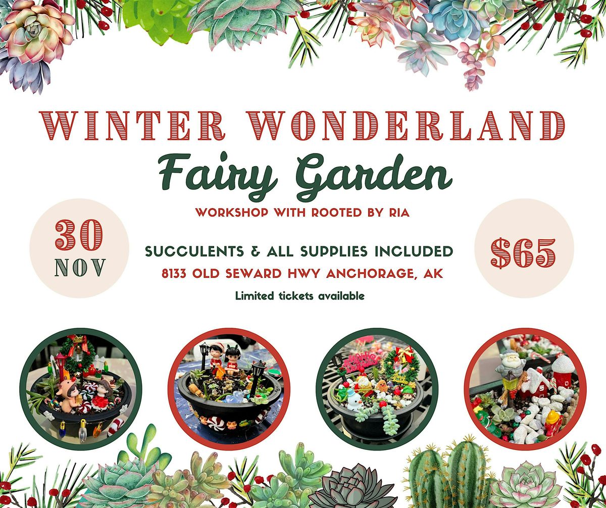 Winter Wonderland Fairy Garden Workshop