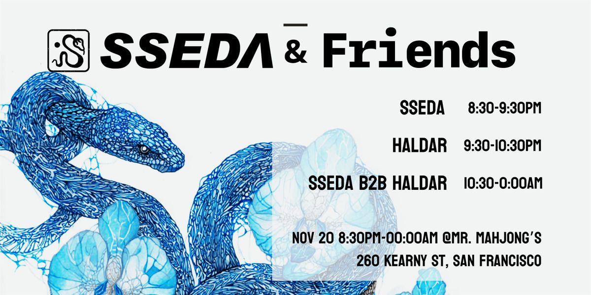 SSEDA & Friends: Haldar