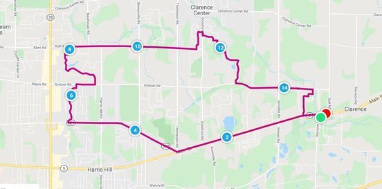 Market Rides Group Bike Ride Week 4 Clarence Hollow Farmers Market July 3 21