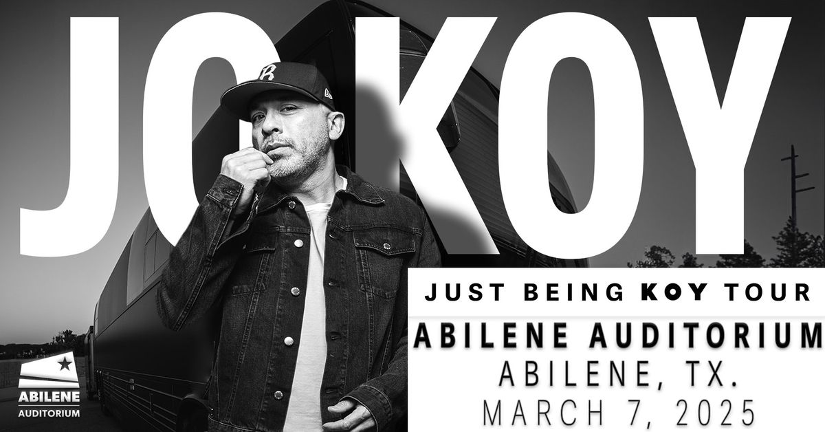 Jo Koy Just Being Koy Tour 1100 N 6th St, Abilene, TX, United