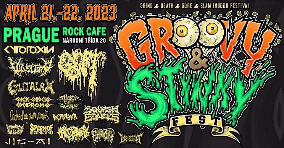 Groovy & Stinky Fest 2023 | Rock Café Prague | April 21, 2023