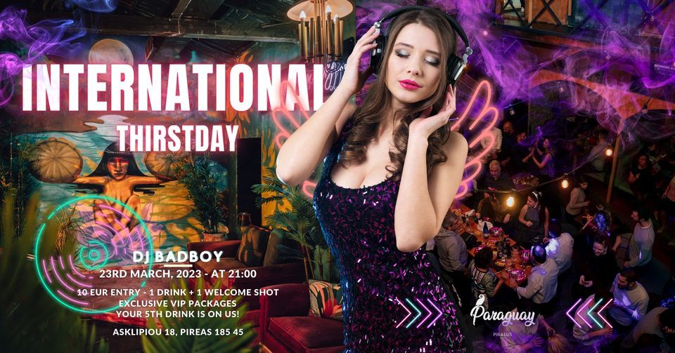International Thirstday in Pireaus at Paraguay Bar Piraeus, Palaio ...