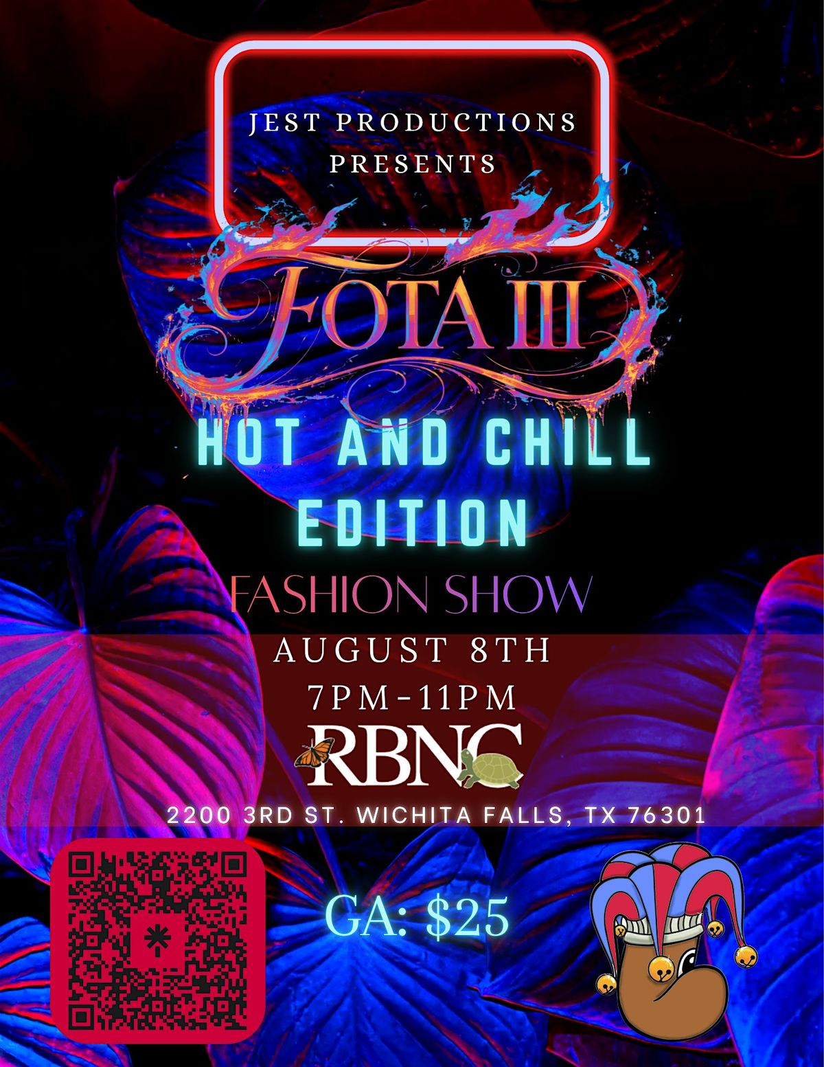 FOTA 3: Fashion of the Arts Hot and Chill Edition