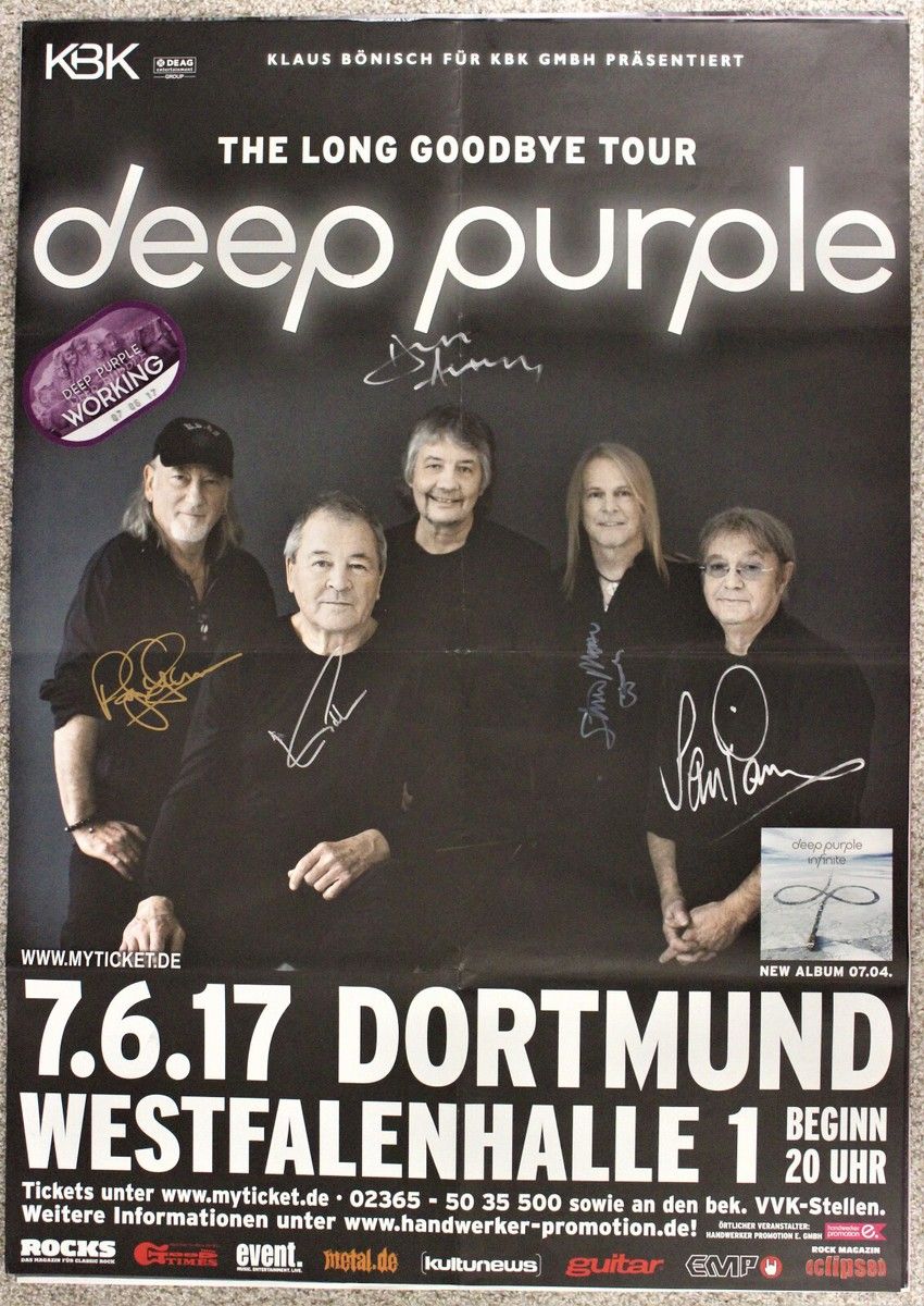 Deep Purple Dortmund Tickets