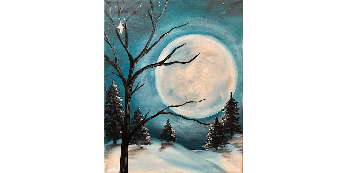 Frosted Moon - Paint and Sip in Houston | Classpop!™ at Pinot's Palette ...
