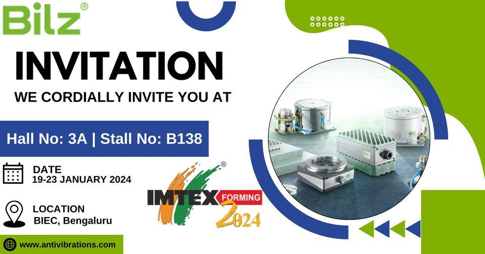 IMTEX Forming 2024 Bangalore International Exhibition Centre