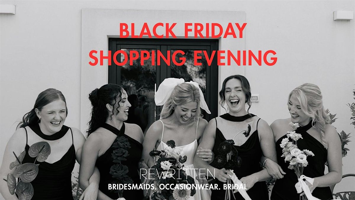 Rewritten Black Friday Shopping Evening