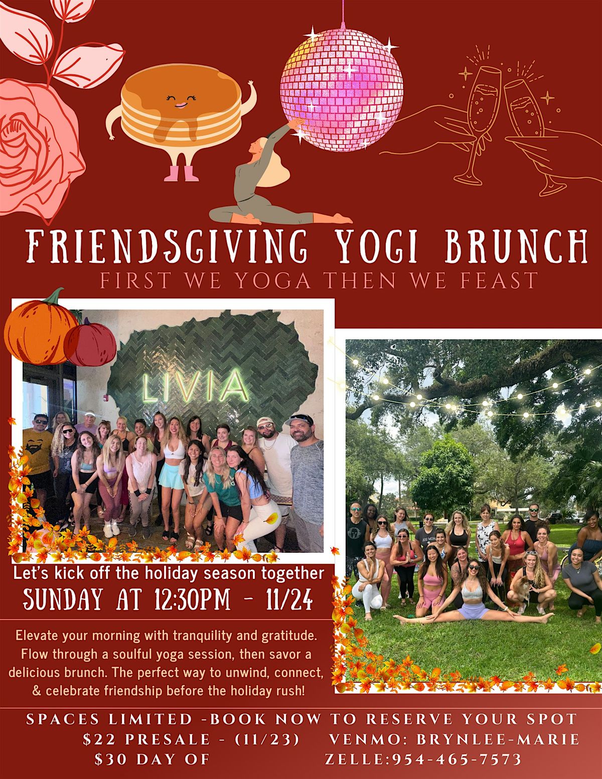 Friendsgiving Yogi Jazz Brunch