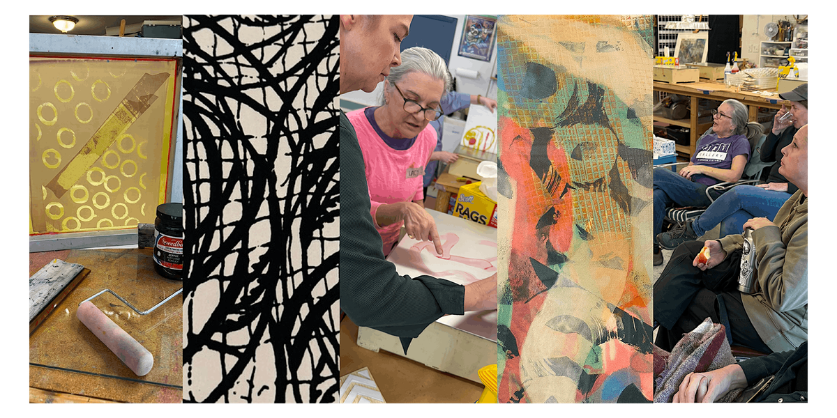 NEW 2-Day Silkscreen & Encaustic Mono-Printing Workshop