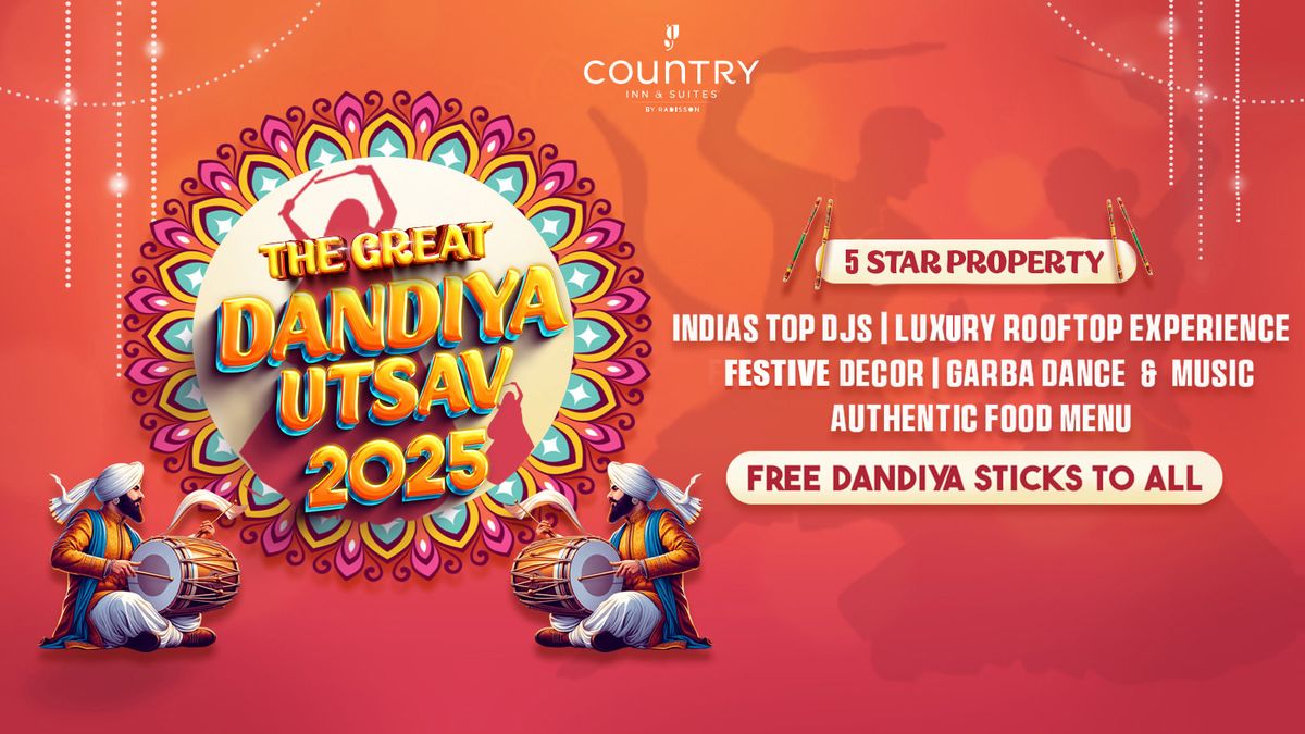 Bengaluru Biggest Dandiya Celebration 2025 - 5 star property.