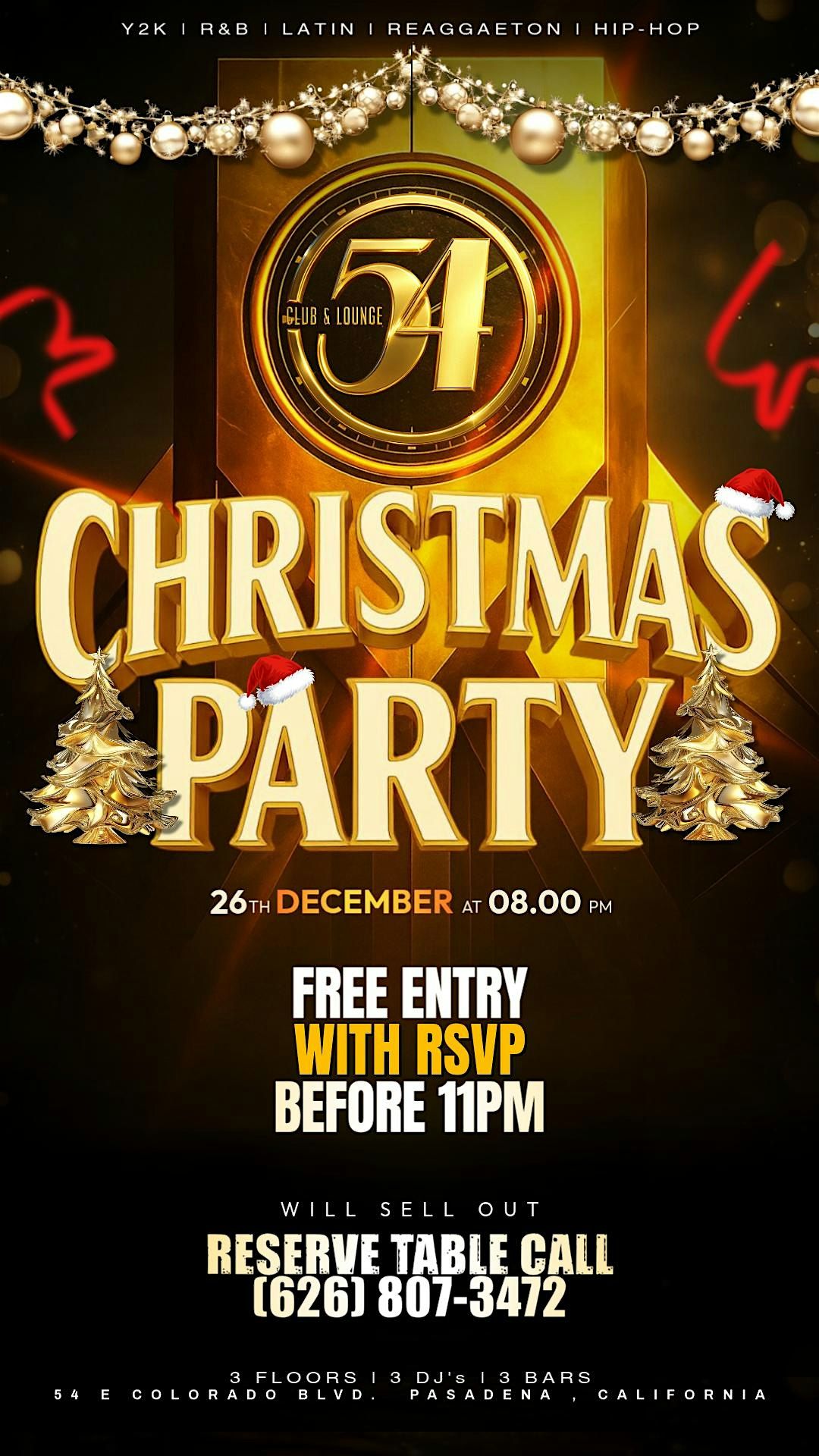 Christmas party Friday 12\/26
