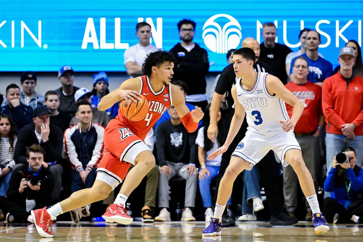 Arizona Wildcats at BYU Cougars Mens Basketball at Marriott Center