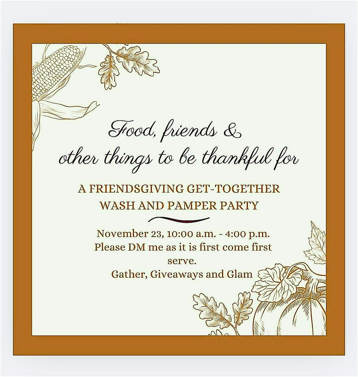 Friendsgiving Party